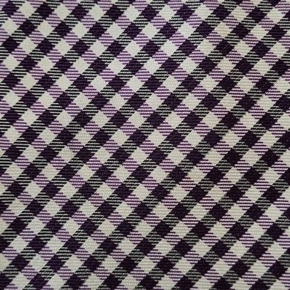 EUC Polo by Ralph Lauren men's purple and white grid tie